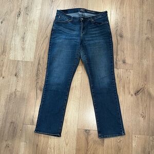 Dark Blue Women's Levi’s Curvy Straight Leg Jeans